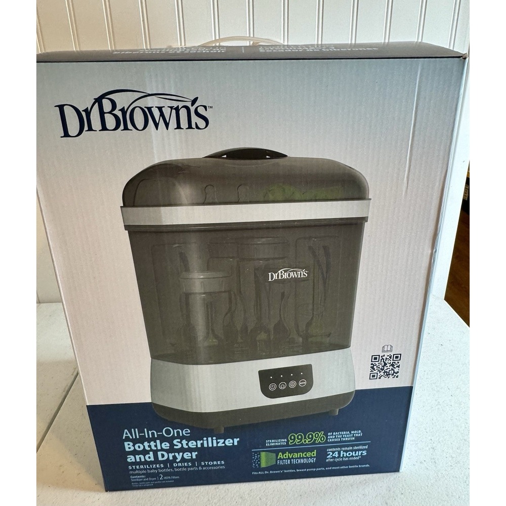 Dr. Brown's All-in-One Baby Bottle Sterilizer and Dryer AC177 New Sealed Box NIB - Picture 5 of 9